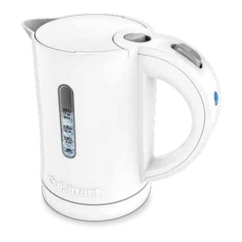 Cuisinart QuicKettle CK-5C Series Instruction booklet