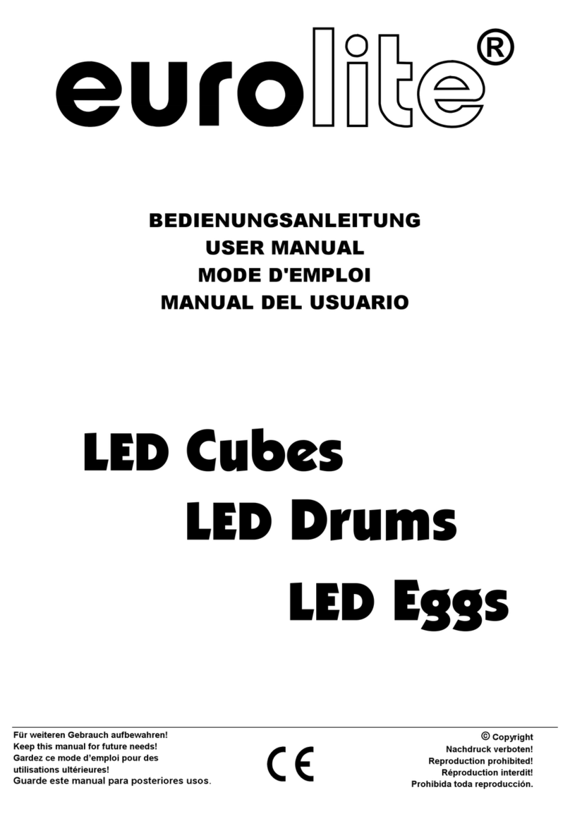 EuroLite LED Cubes user manual