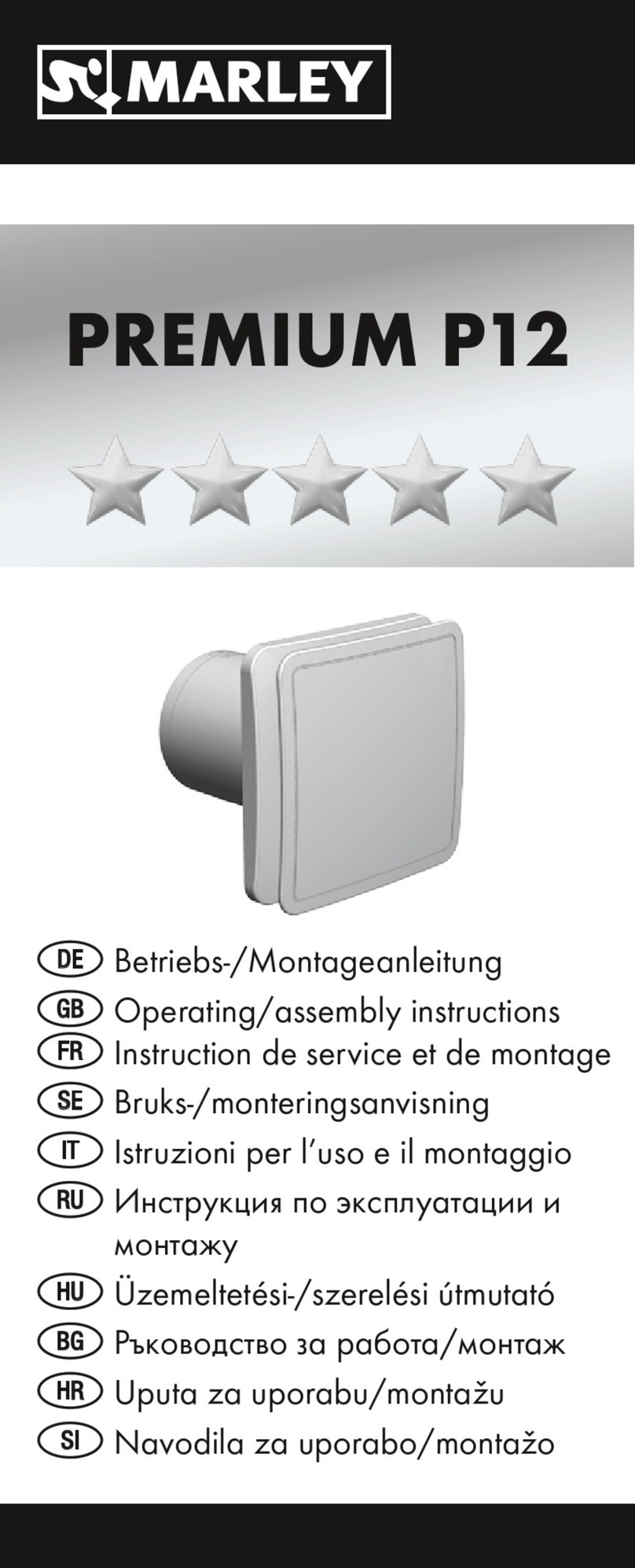 Marley Premium P12 Manual