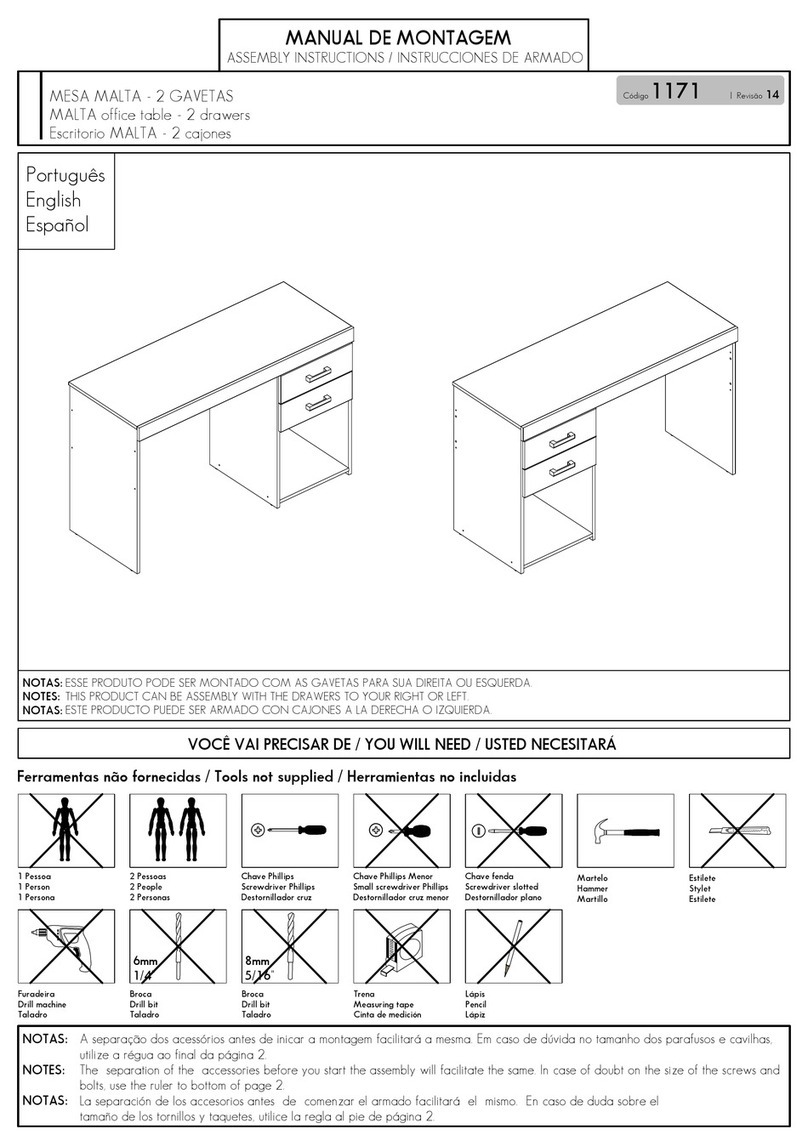 Mesa MALTA 1171 Assembly instructions