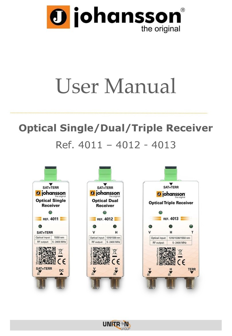Johanson 4011: 4012 user manual