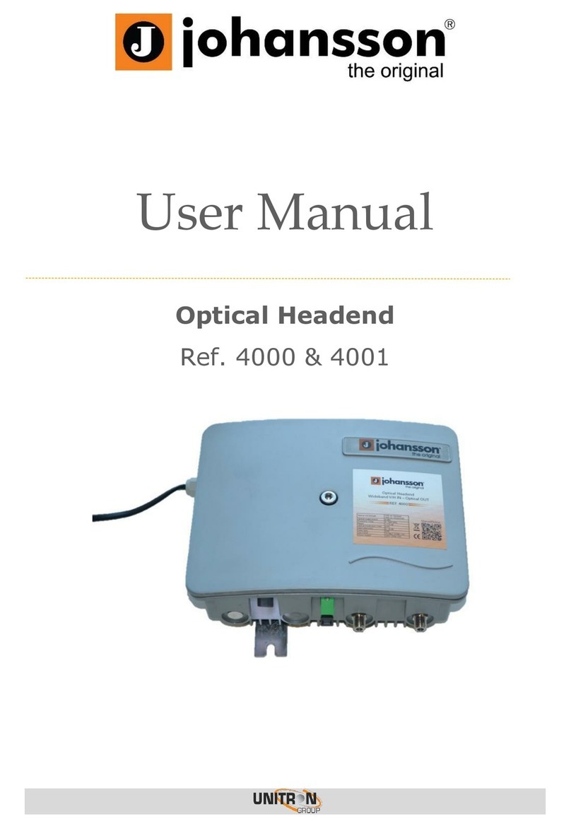 Johanson 4000 user manual