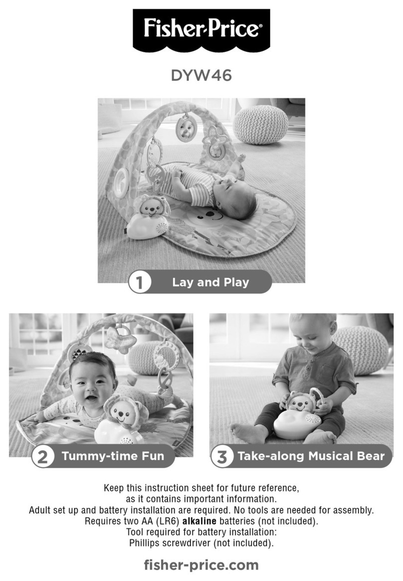 Fisher-Price DYW46 instruction sheet