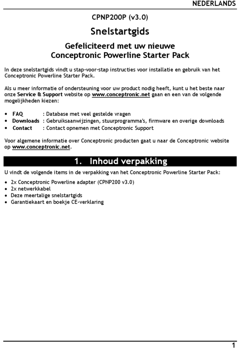 Conceptronic CPNP200P Quick installation guide