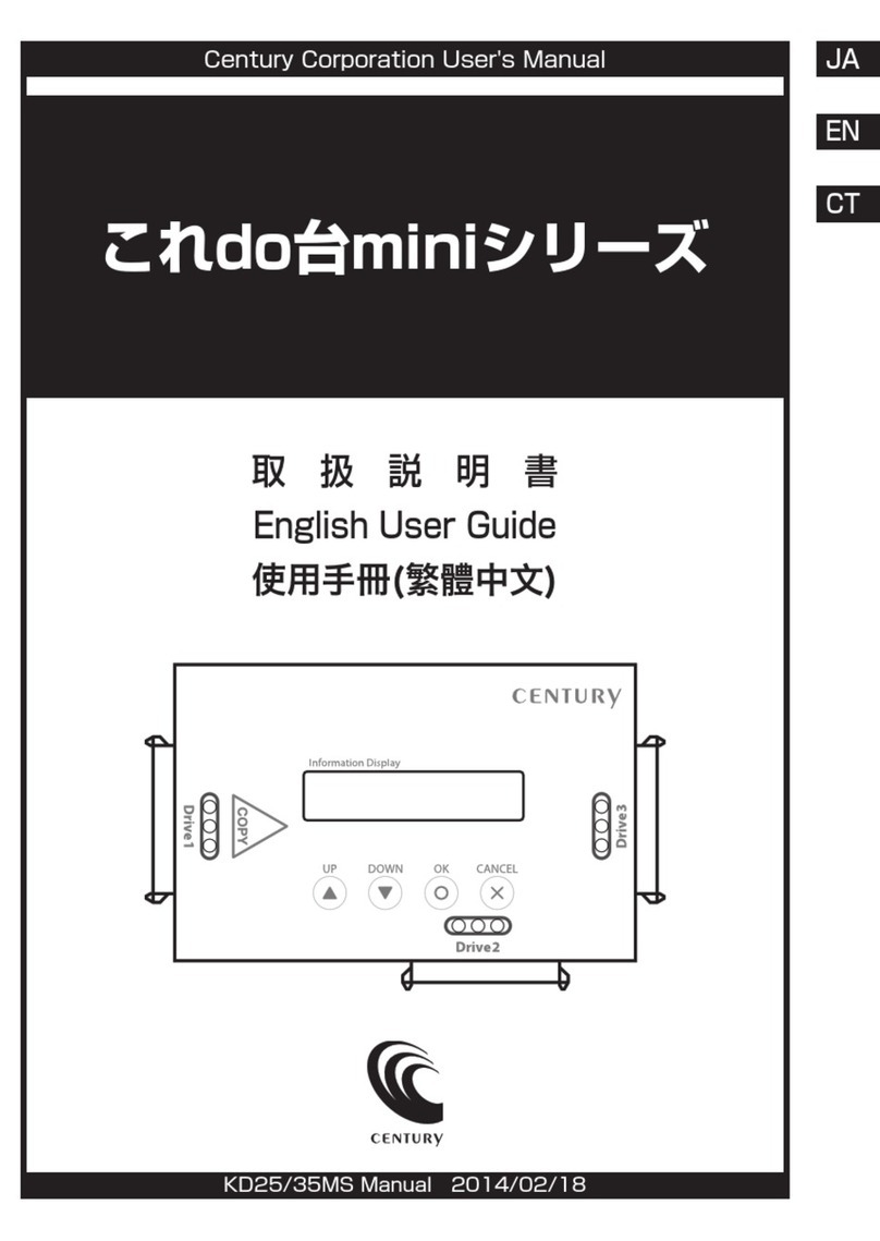 Century KD25/35MS2 user guide