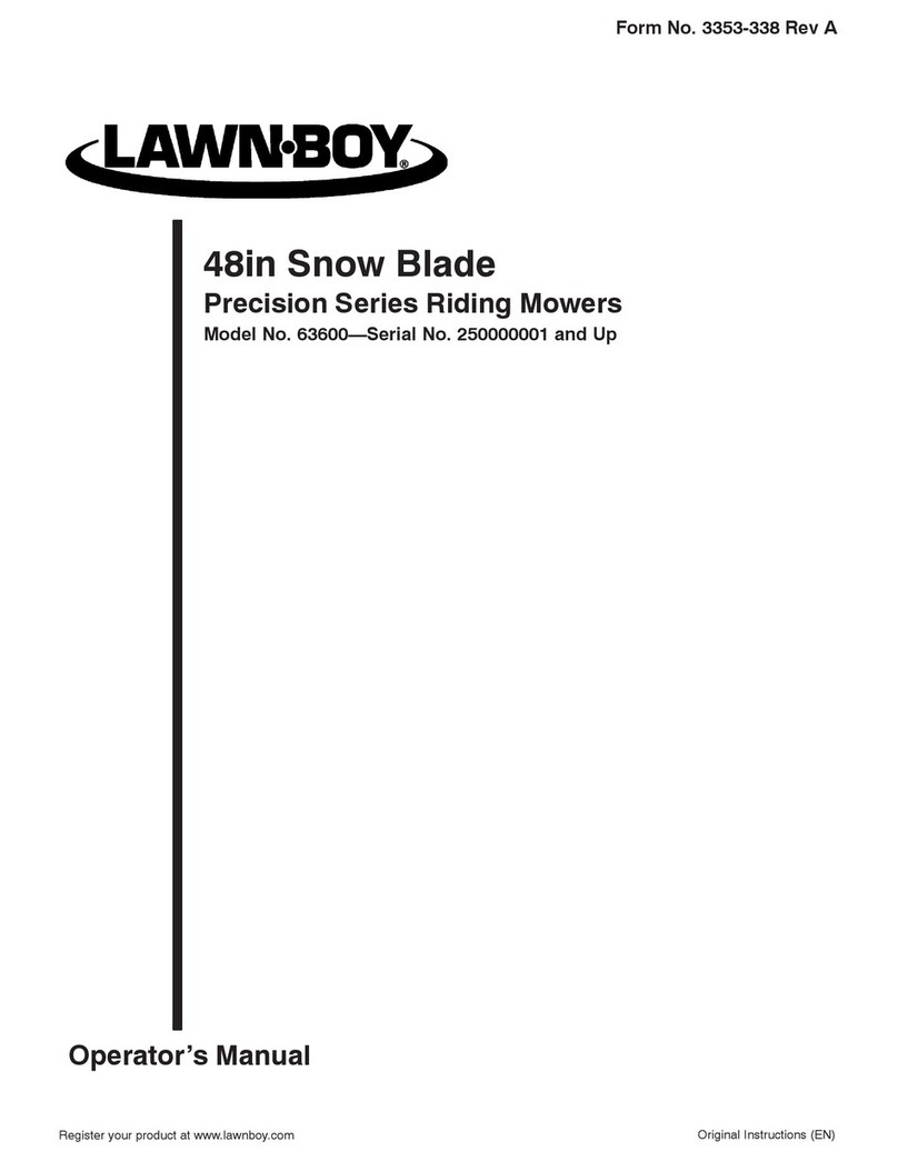 Lawn-Boy 63600 Operator's manual