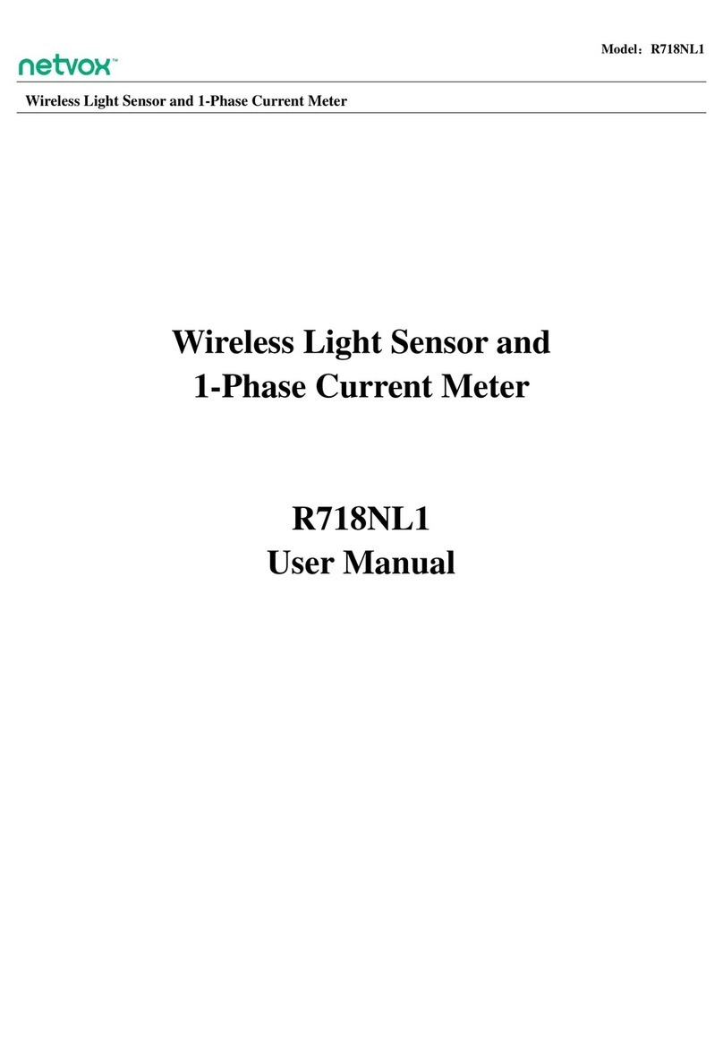 netvox R718NL1 Series User manual netvox R718NL1 Series User manual