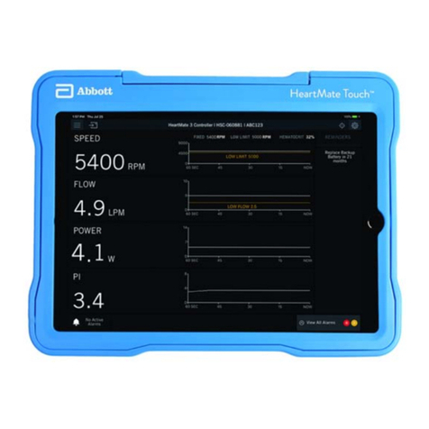 Abbott HeartMate Touch quick start guide