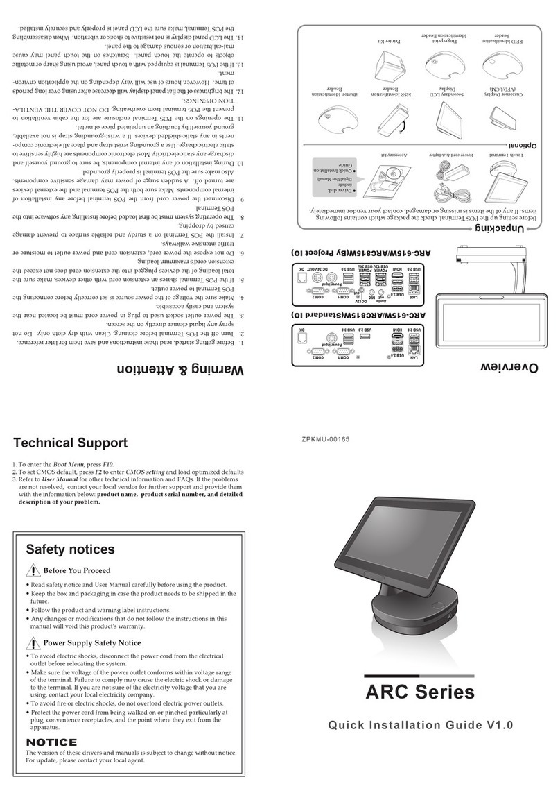 Datavan ARC Series Quick installation guide
