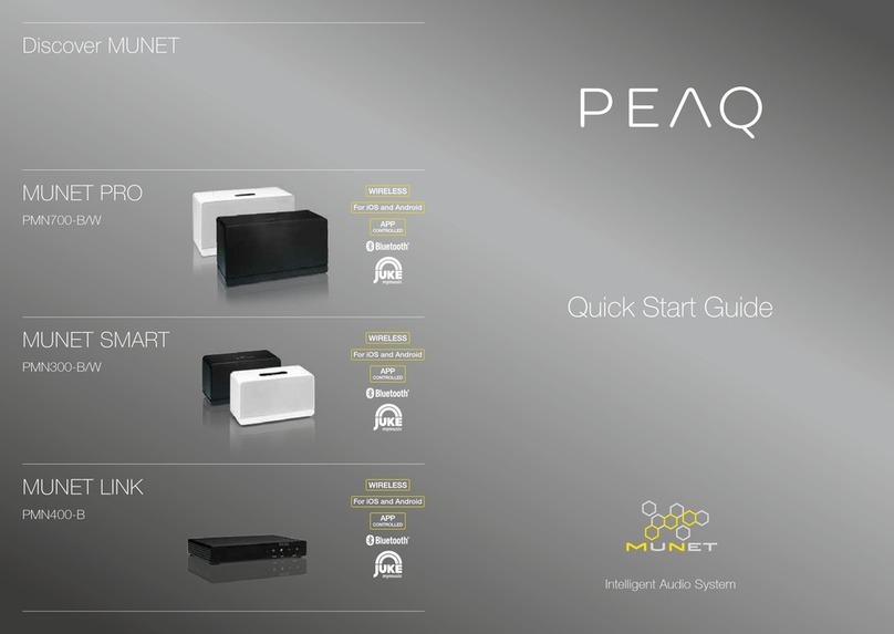 Peaq PMN700-B quick start guide