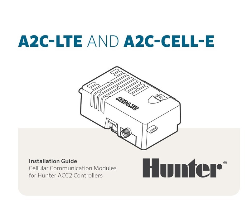 Hunter A2C-LTE installation guide