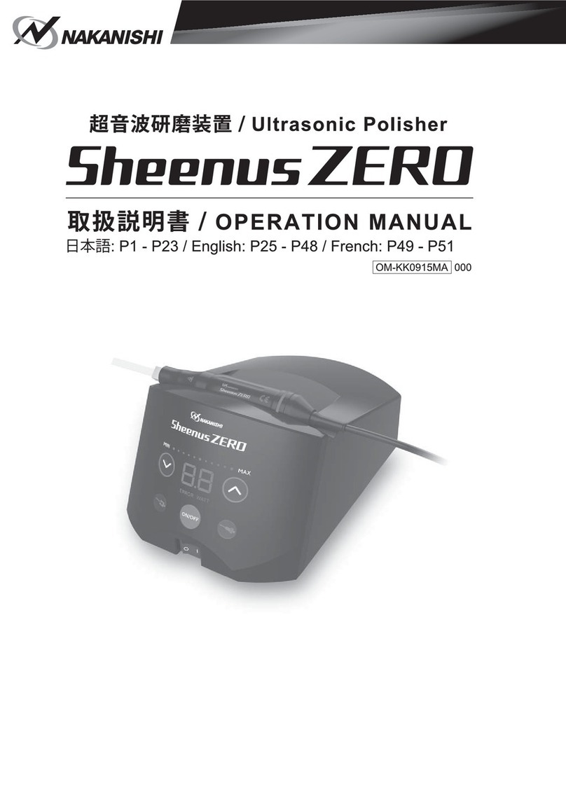 Nakanishi Sheenus ZERO Operation manual