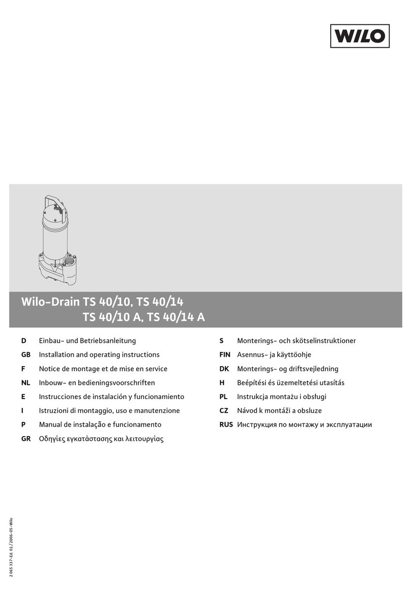 Wilo Wilo-Drain TS 40/10 User manual