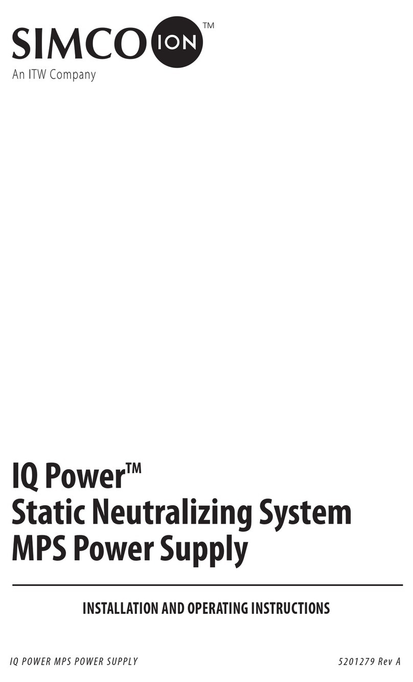 ITW Simco-ion IQ Power MPS Installation and operating instructions