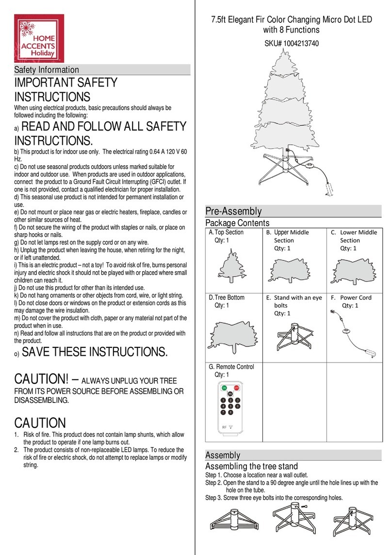 Home Accents Holiday 1004213740 manual Home Accents Holiday 1004213740 manual