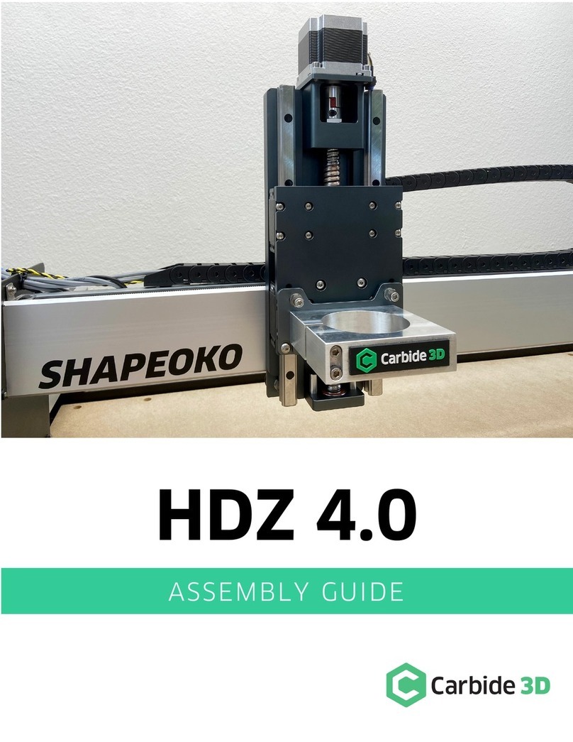 Carbide 3D Shapeoko HDZ 4.0 Assembly guide