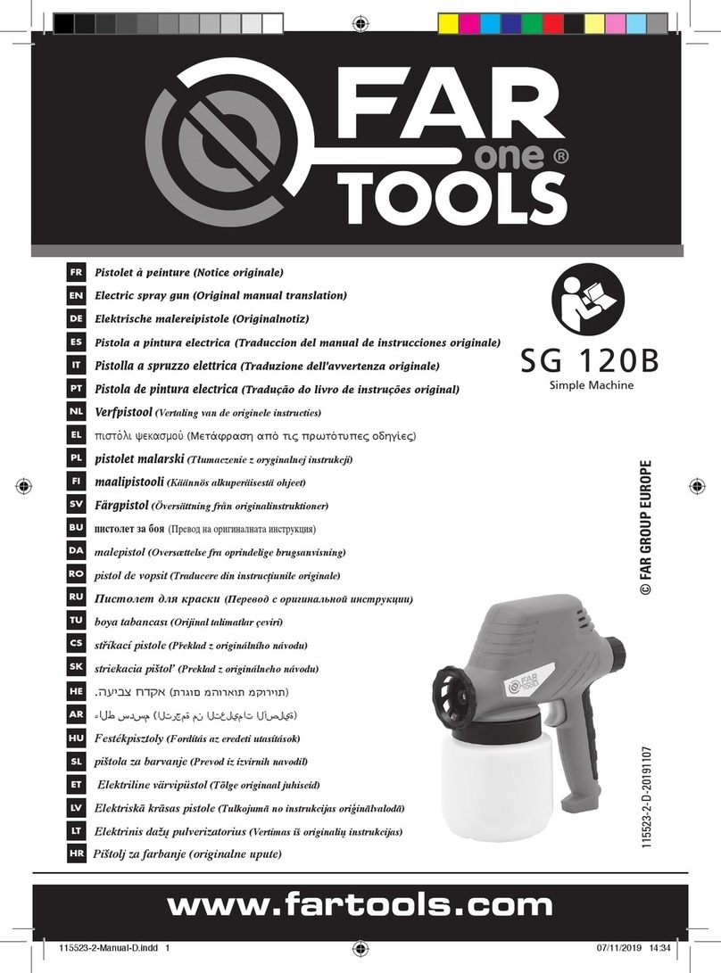 Far Tools SG 120B Original manual translation