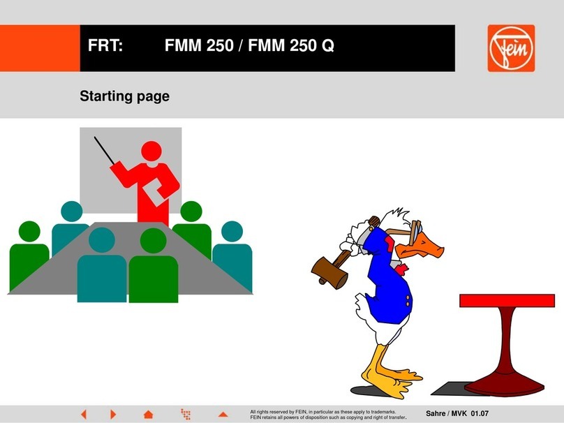 Fein FMM 250 manual