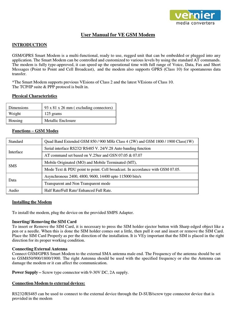 Vernier VE user manual