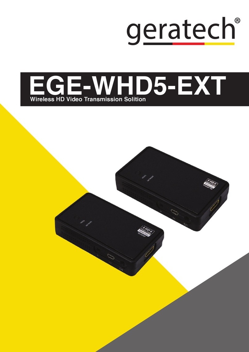 geratech EGE-WHD5-EXT User manual