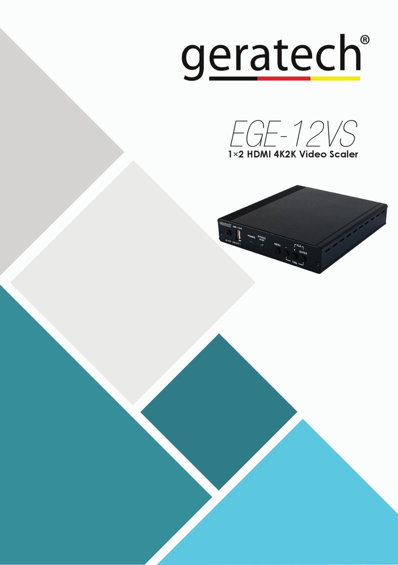 geratech EGE-12VS User manual geratech EGE-12VS User manual