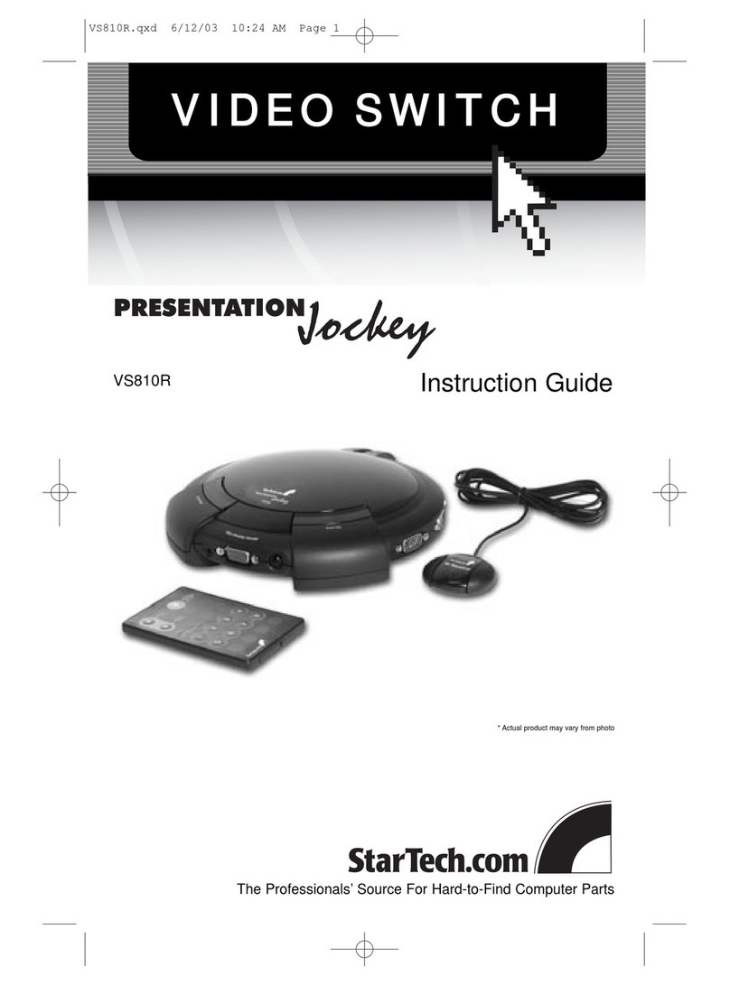 StarTech.com Presentation Jockey Manual StarTech.com Presentation Jockey Manual
