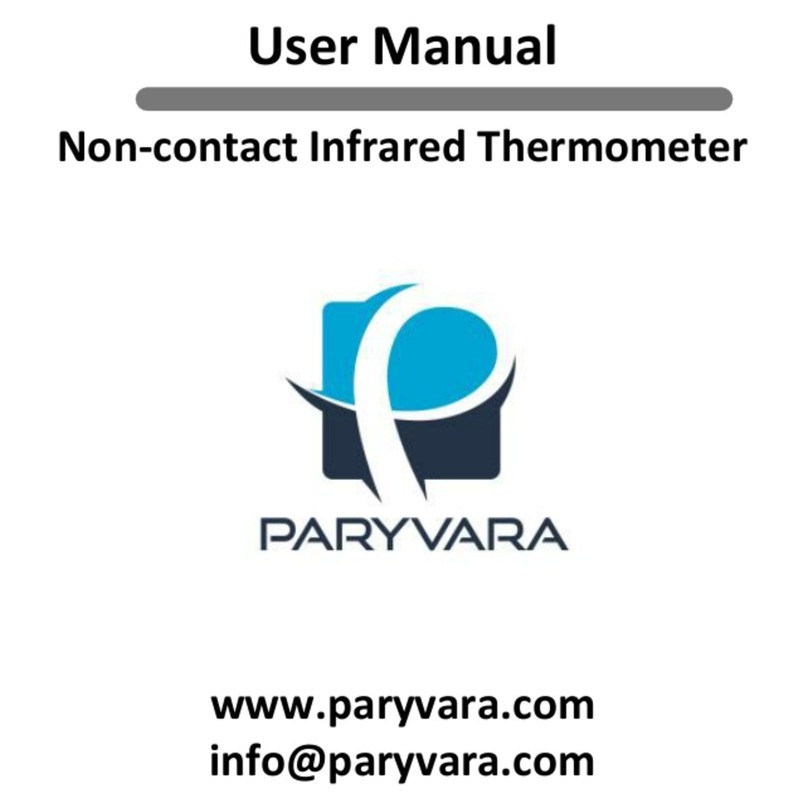 Paryvara Non-contact Infrared user manual