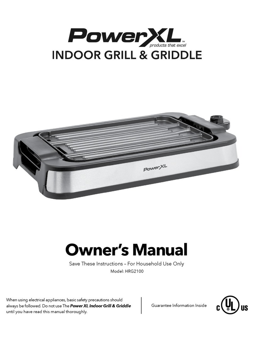 PowerXL HRG2100 owner's manual