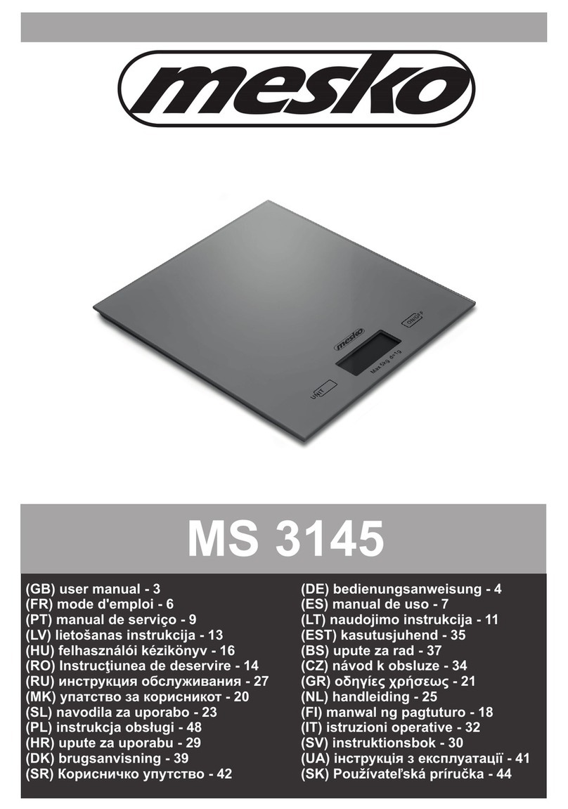 Mesko MS 3145 User manual