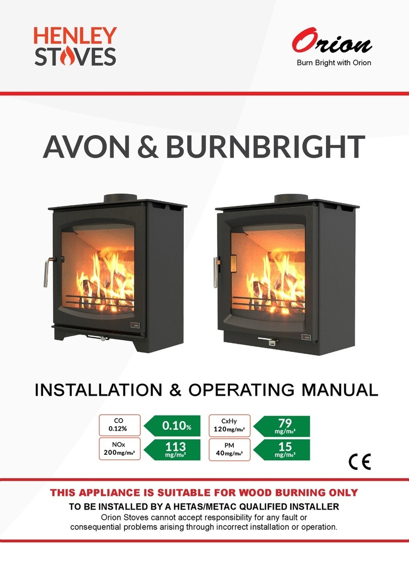 Henley Stoves Orion Avon Installation & operating manual