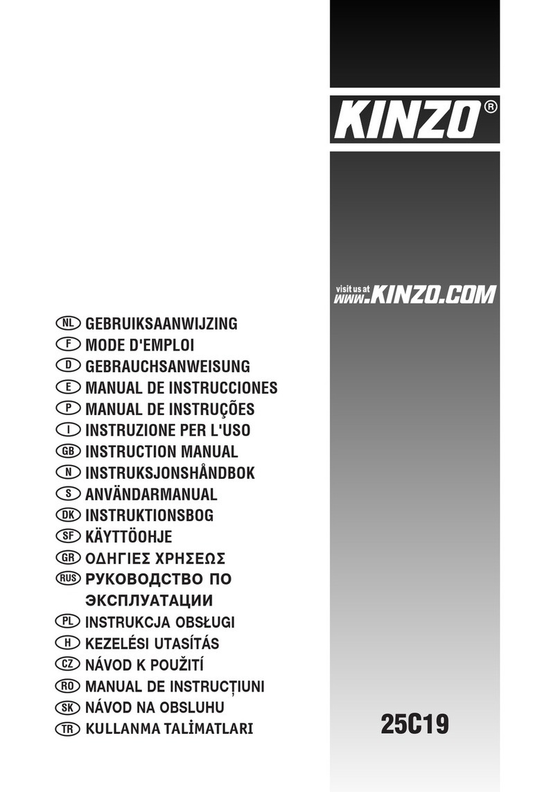 KINZO 25C125 instruction manual