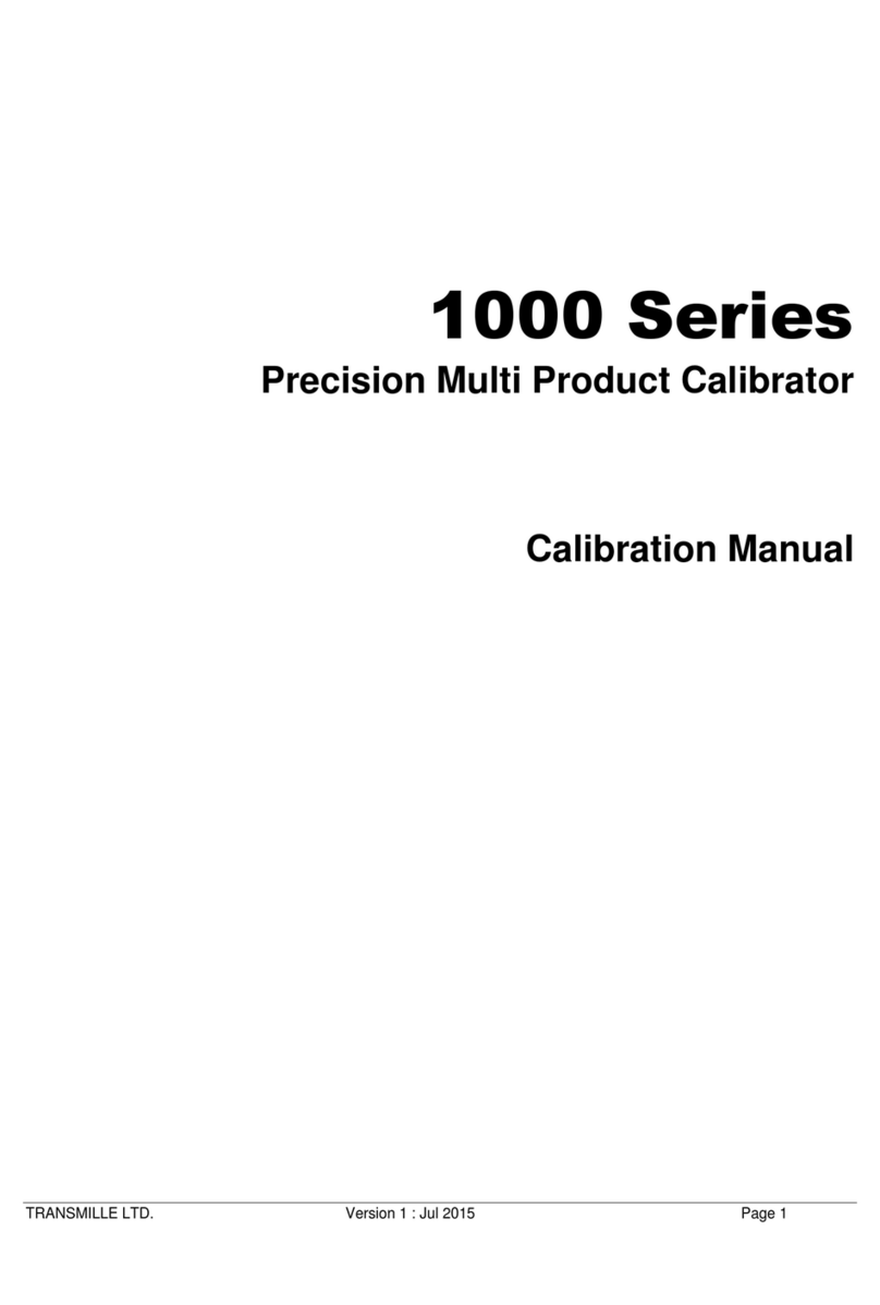Transmille 1000 Series Use and care manual