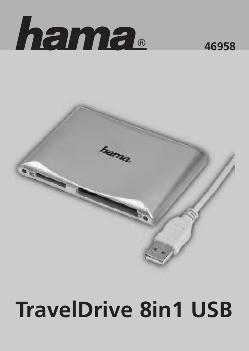 Hama TravelDrive 8in1 USB manual