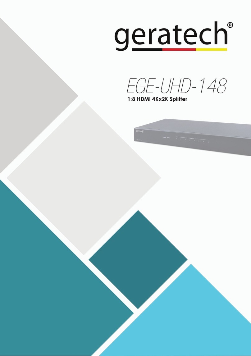 geratech EGE-UHD-148 User manual