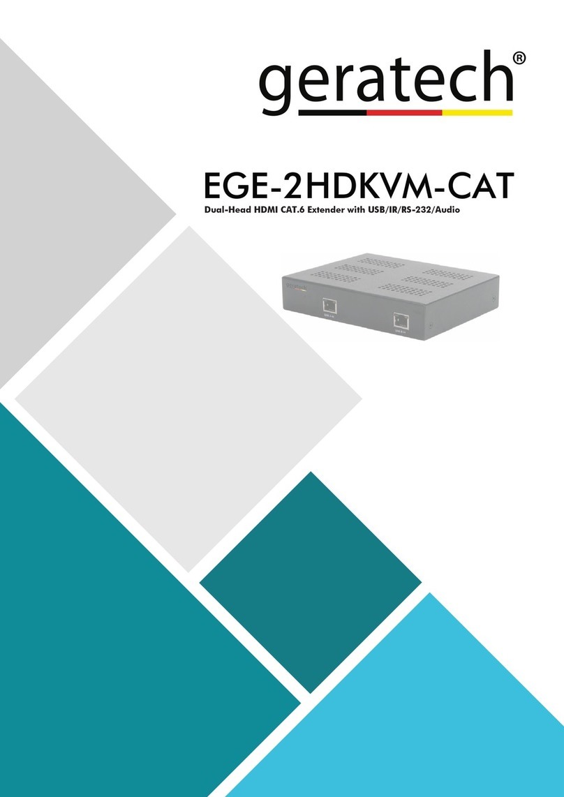 geratech EGE-2HDKVM-CAT User manual