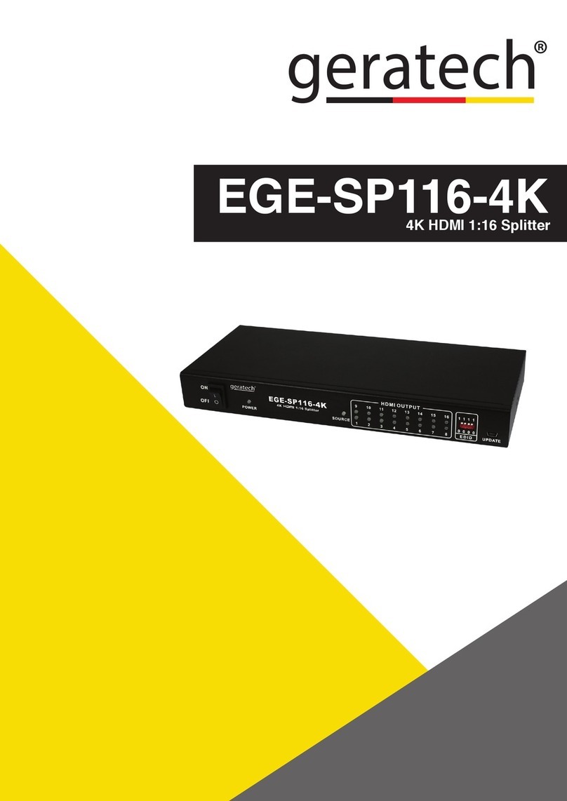 geratech EGE-SP116-4K manual geratech EGE-SP116-4K manual