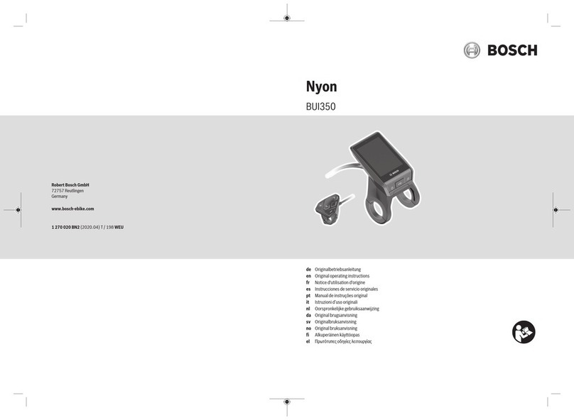 Bosch Nyon BUI350 User manual