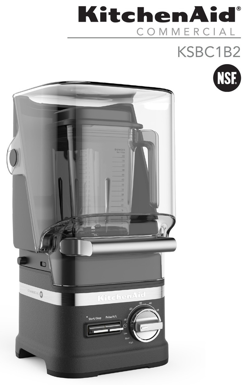 KitchenAid KSBC1B2 User manual