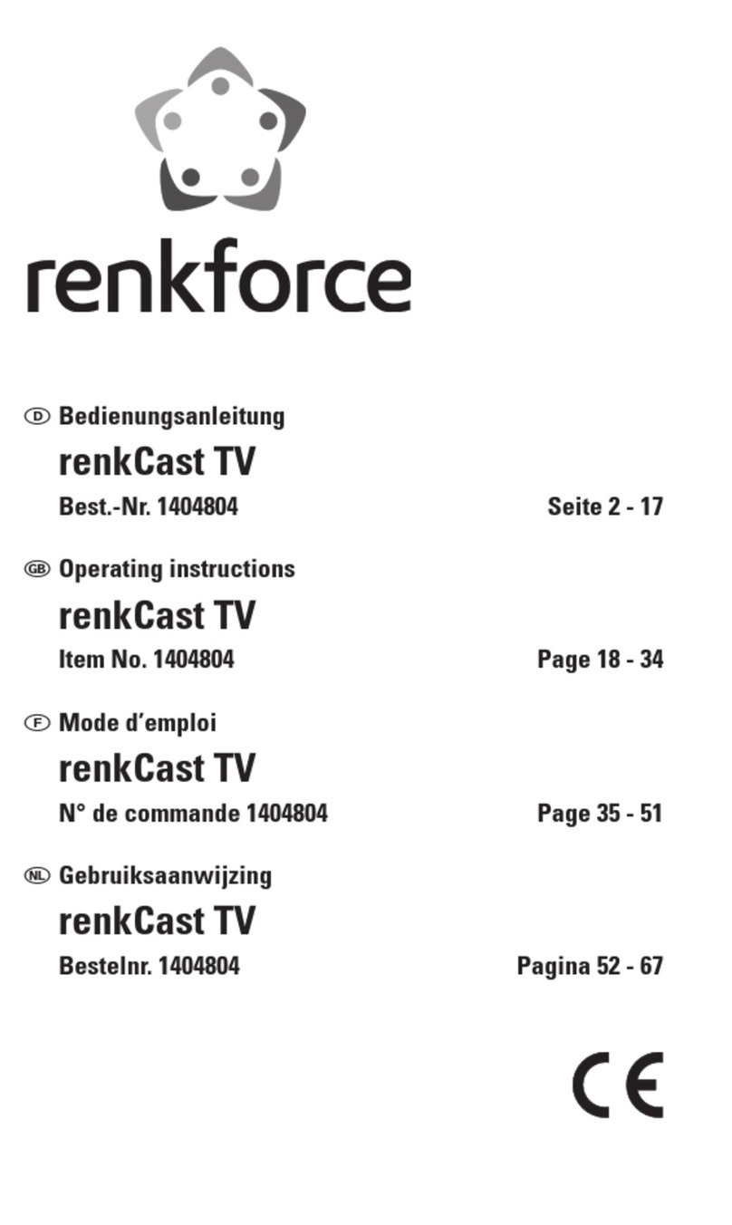 Renkforce renkCast TV User manual