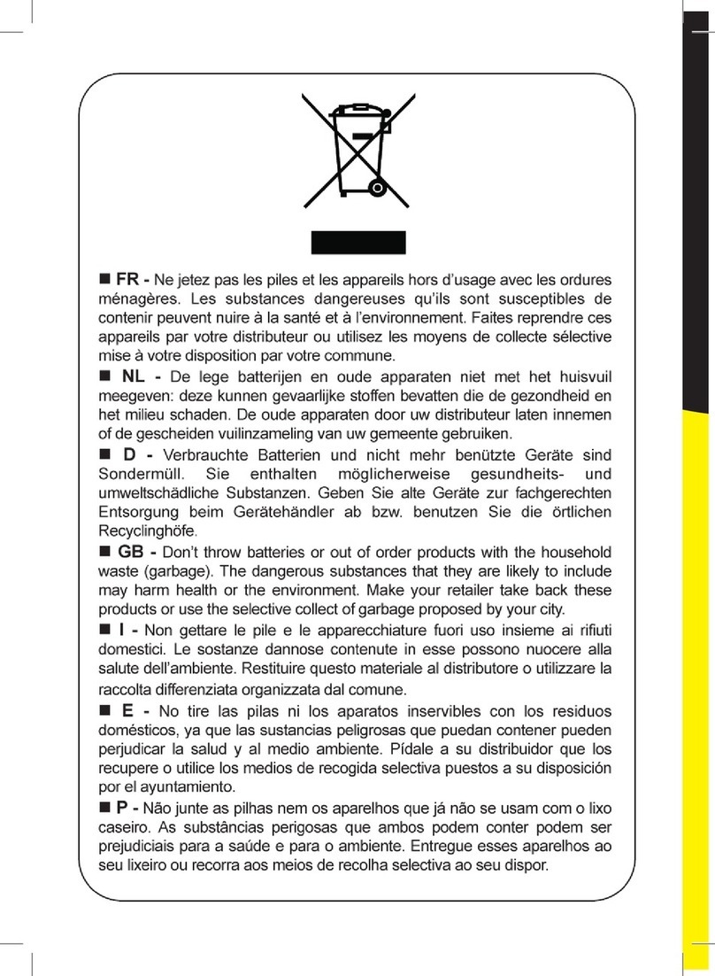 Extel WEVP 630 E BIS User manual