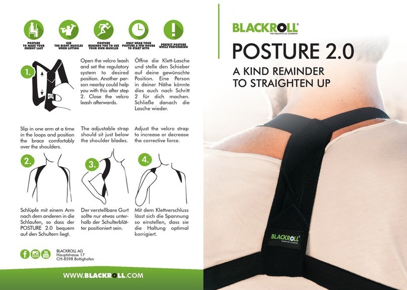 BLACKROLL POSTURE 2.0 manual