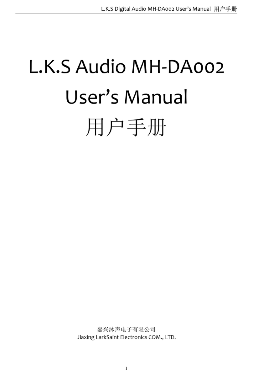 L.K.S DIGITAL AUDIO MH-DA002 user manual