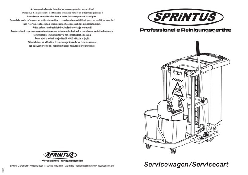 Sprintus Servicecart User manual