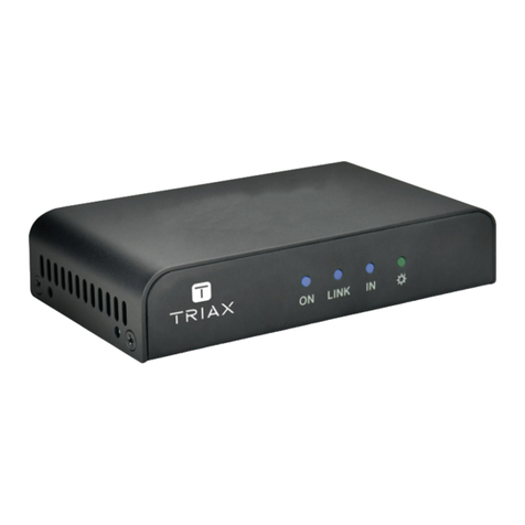 Triax HTX 1HLP4K User manual Triax HTX 1HLP4K User manual