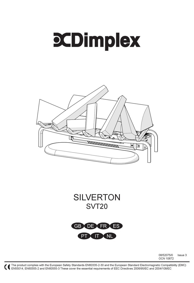 Dimplex SILVERTON User manual Dimplex SILVERTON User manual