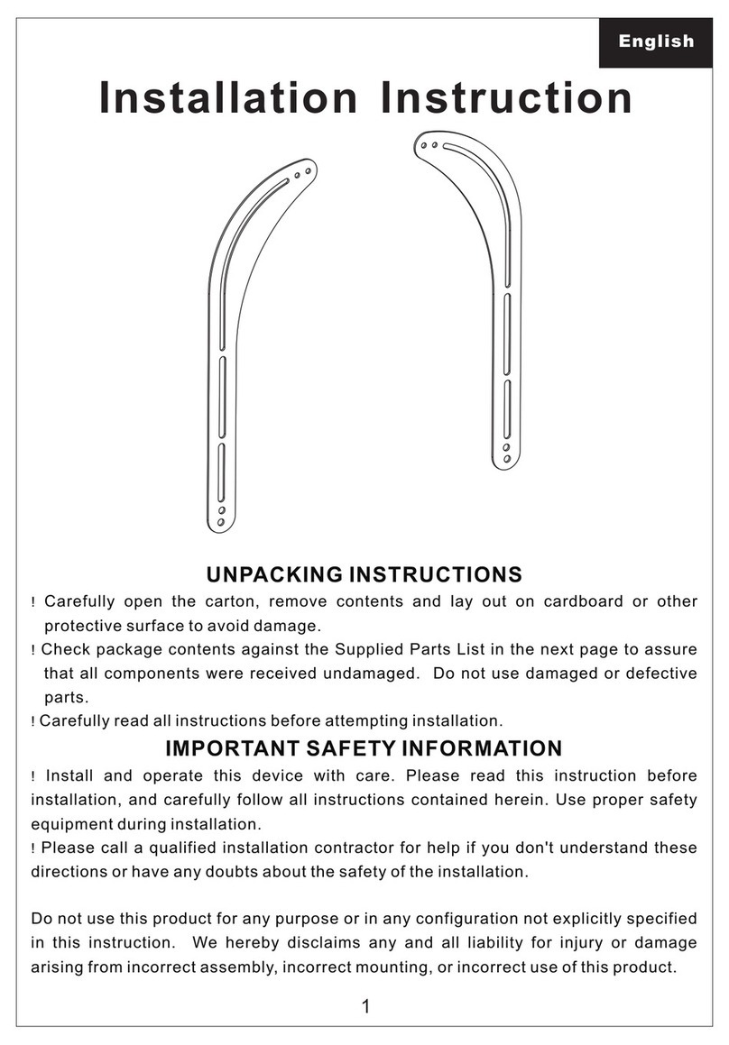 Display Mount Pro SWB103 Installation instruction Display Mount Pro SWB103 Installation instruction