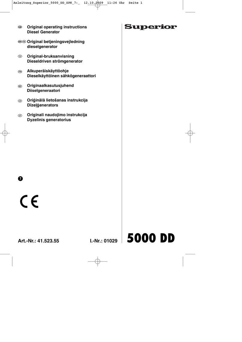 Superior 5000 DD User manual