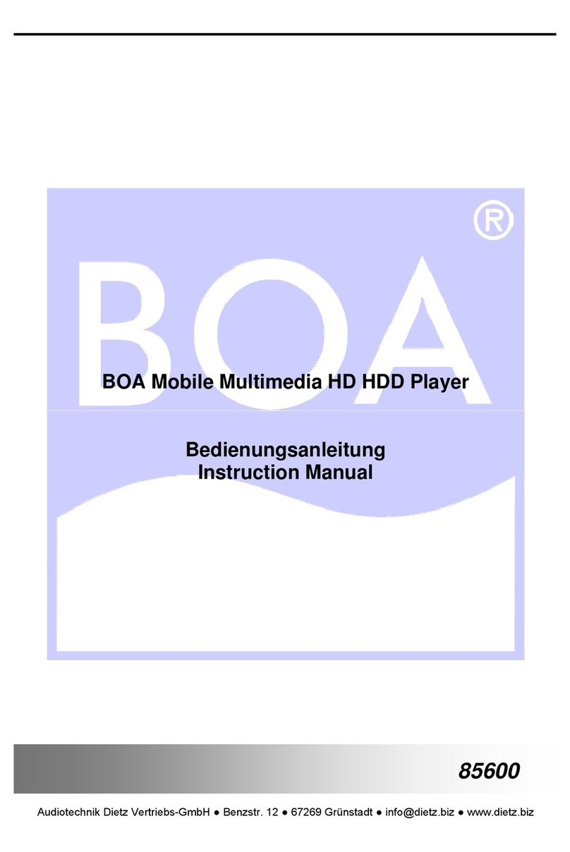 BOA 85600 instruction manual
