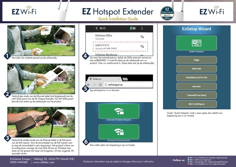 EnGenius EZ Hotspot Extender User manual