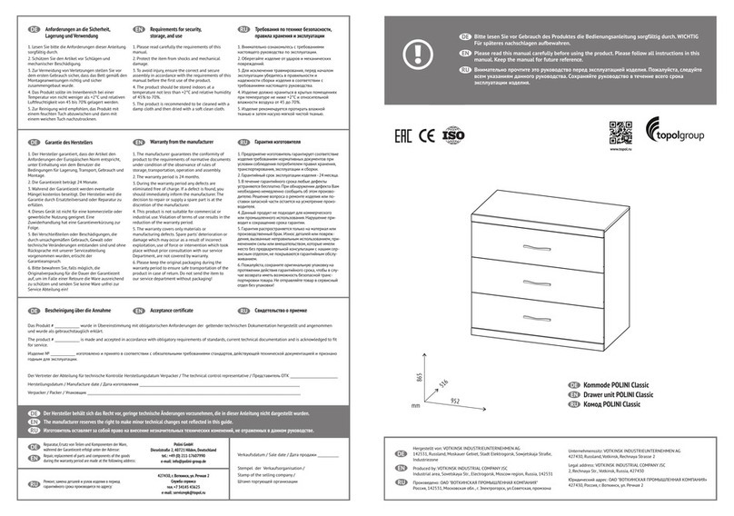 topolgroup POLINI Classic User manual